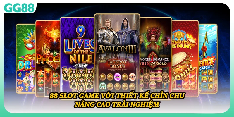 88 slot game với thiết kế chỉn chu nâng cao trải nghiệm